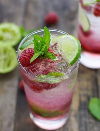 hình cocktail raspberry